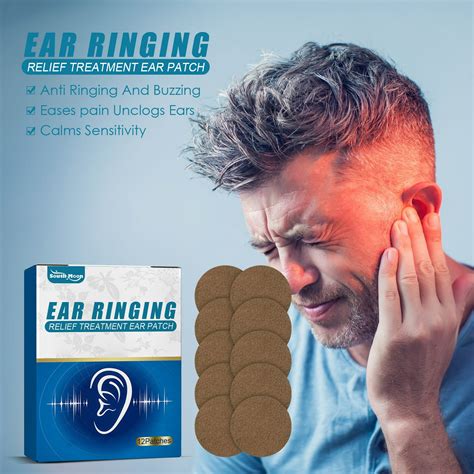 Parches de alivio de tinnitus, alivio de tinnitus para zumbidos en los oídos por pérdida de ...