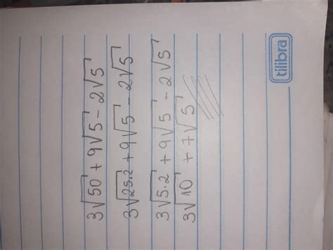3√50+9√5-2√5qual seria o resultado - brainly.com.br