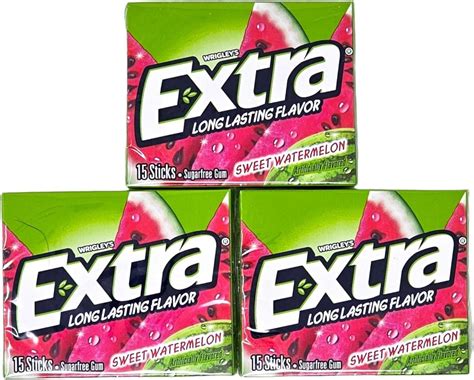 Amazon.com : Extra Watermelon Gum : Grocery & Gourmet Food