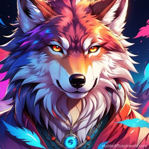 human wolf hybrid transformed into an animalistic hybrid form Prompts ...