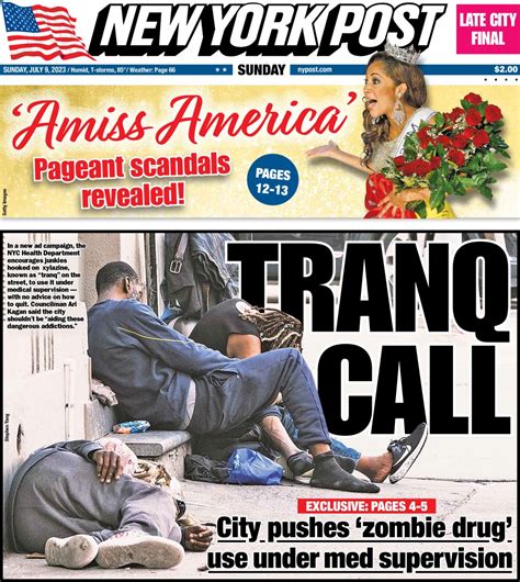 NY Post Cover for July 9, 2023 | New York Post