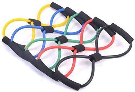 Buy ALIN Chest Expander Resistance 8 Type Muscle Chest Expander Rope ...