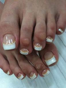 White Wedding Nail Ideas by 38 Wedding Toe Nail Design Ideas White Wedding Nail Ideas