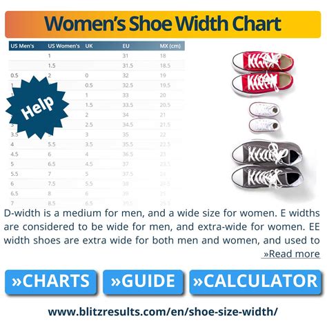 Shoe Width Guide: Size Charts + How to Measure at Home