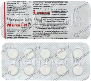 Mensil N Tablet: Uses, Side-effects, Price, Dosage & More Info - PharmEasy