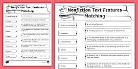 Text Features Worksheet 3rd Grade | Management | Twinkl USA