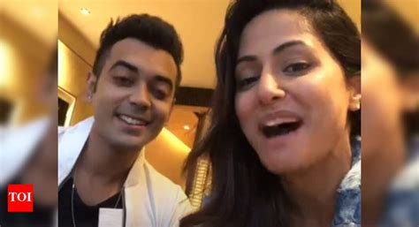 Bigg Boss 11 buddies Hina Khan and Luv Tyagi finally reunite in Delhi ...