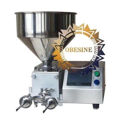 Automatic Cream Filling Machine PLC Control Servo Motor Smart Depositor ...