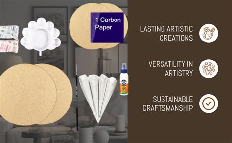 Qroof Lippan Art Material Diy Kit, A Kit With Lippan Mirror Mould It ...