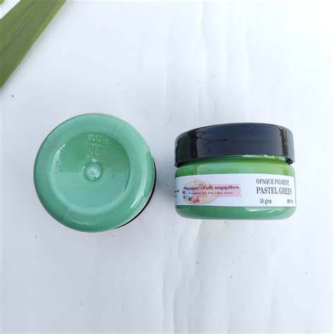Pastel Green Opaque Pigment 50grm – insane craft supplies