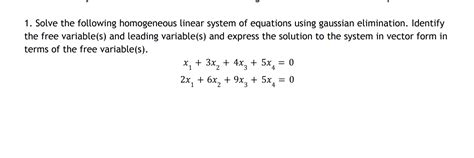 Image result for Homogeneous Linear System