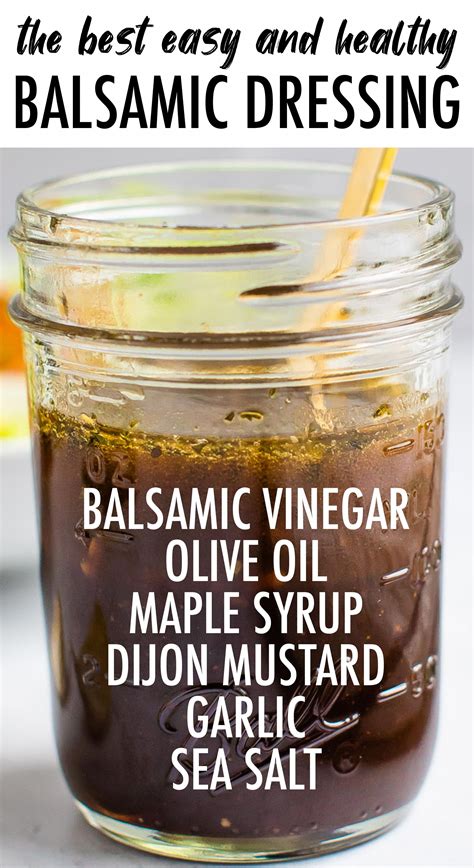 The Best Easy Balsamic Vinaigrette | Basic Go-To Balsamic Dressing ...