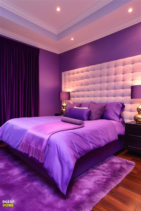 Bold And Beautiful Purple Bedroom Designs To Try Now