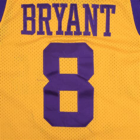 VINTAGE NIKE NBA LOS ANGELES LAKERS KOBE BRYANT #8 JERSEY LATE 1990S S ...