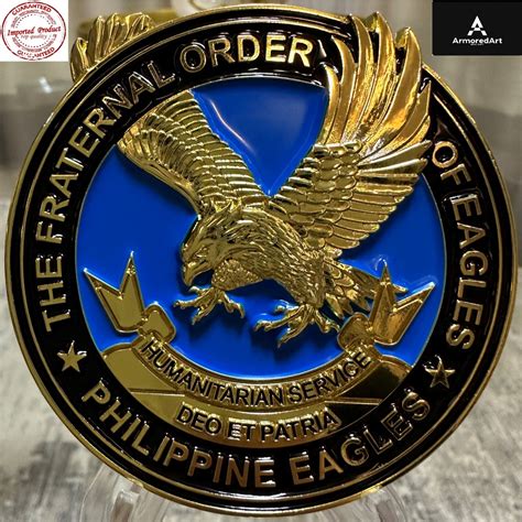 The Fraternal Order of Eagles Philippine Eagles Emblem Imported ...