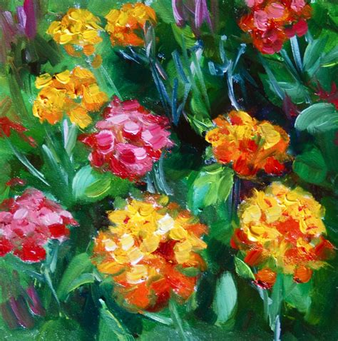 Kristen Reitz-Green: Impressionist Flower Paintings Galore!