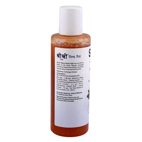 Sri Sri Tattva Pinda Taila, 100 ml Price, Uses, Side Effects ...