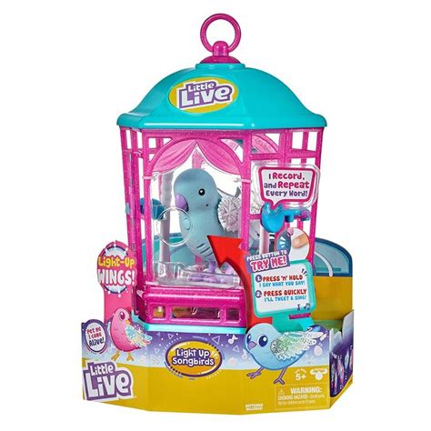 Buy Little Live Pets S9 Bird With Cage - Snow Gleam Online at Best ...