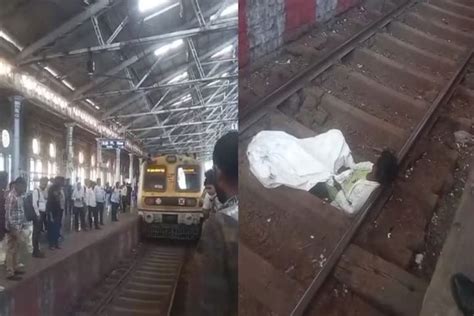 Train Stops Just In Time As Drunk Teen Sleeps On Tracks in Mumbai