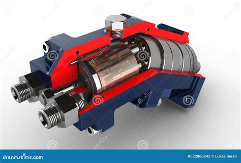 Axial Piston Hydraulic Pump Stock Photography - Image: 22860842