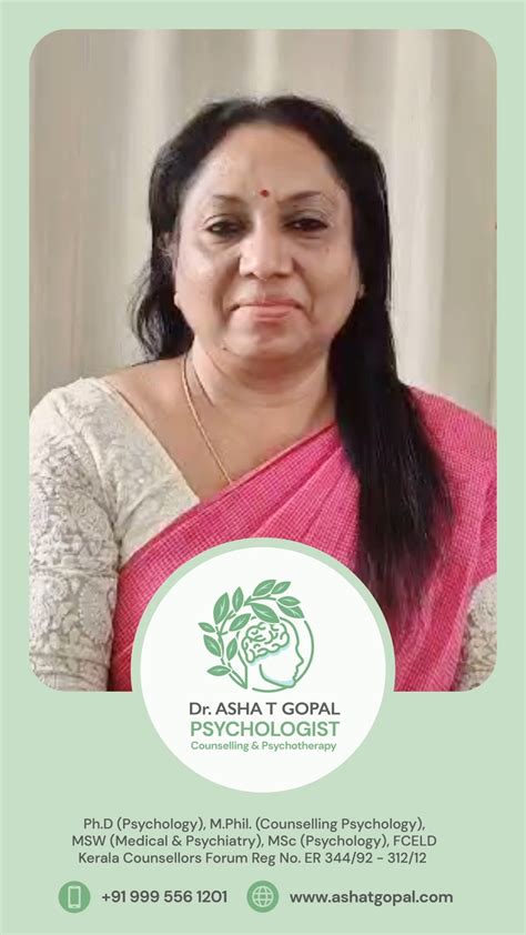 Dr. Asha Gopal Psychologist (@dr.ashagopalpsychologist_2) • Instagram photos and videos