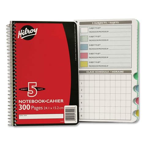 Hilroy Executive Coil Five Subject Notebook - Madill - The Office Company