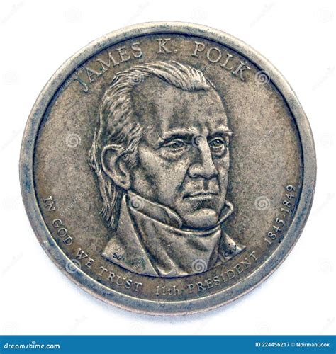Portrait of James Knox Polk James K. Polk, 11th President of USA Stock ...