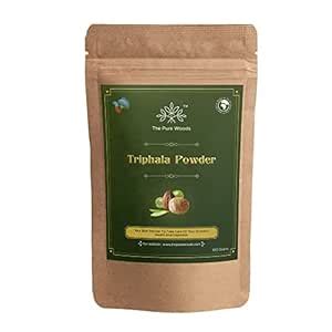 The Pure Woods Edible Triphala Powder for All Age Group Contain 3:2:1 ...