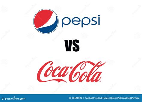 Pepsi VS Coca Cola Brand Logo Editorial Photography - Illustration of pepsi, industry: 60626022