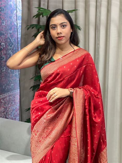 Zari and Thread Woven Banarasi Saree | YNG801 – Aham Designer Boutique