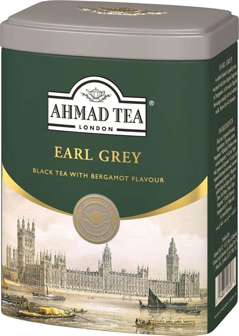 Ahmad Tea Earl Grey with Bergamot Flavour | Black tea - 100g Loose Leaf ...