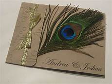 Peacock Feather Wedding Invitation by Sted By Romo Peacock Feather Wedding Peacock Feather Wedding Invitation