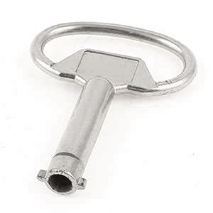 uxcell Portable Metal Electrical Cabinet Elevator Lock Out Safety Key ...