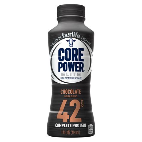 Buy Core Power Elite Protein Drink, Chocolate, 42g Protein, 14 Fl Oz, 1 ...