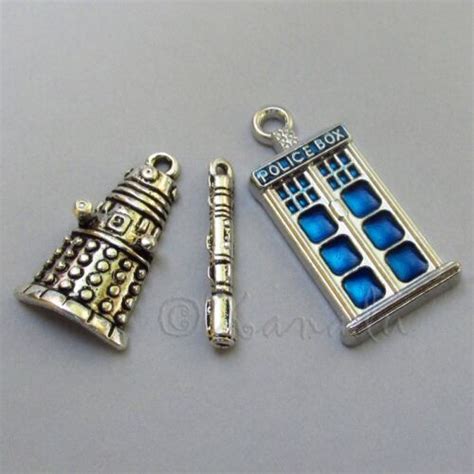 Xanadu Designs Doctor Who Tardis, Sonic Screwdriver, Dalek Charms India ...