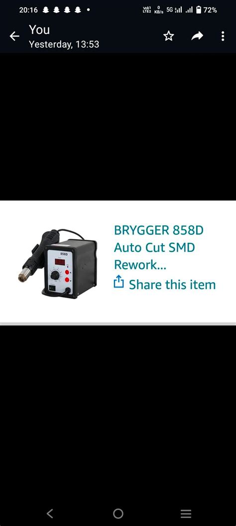 BRYGGER 858D Auto Cut SMD Rework Station For Soldering & Desoldering ...