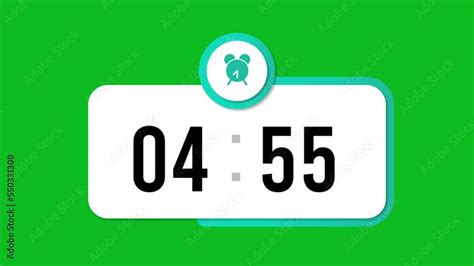 Special Clock 5 Minute countdown animation Timer Countdown. Countdown 5 ...