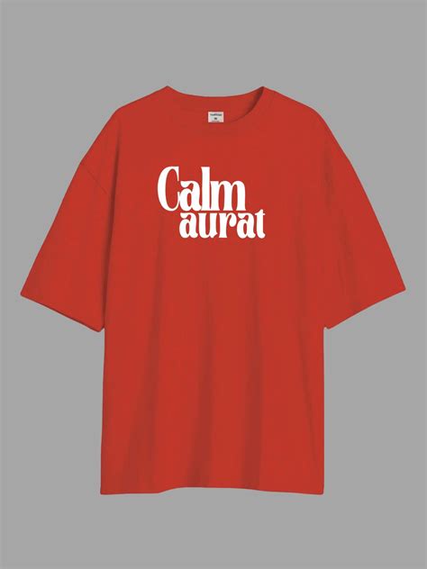 Calm Aurat - Oversized T-shirt – TheBTclub
