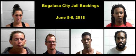 Mt. Hermon Web TV: Bogalusa City Jail Bookings June 5-6, 2018