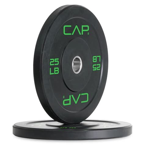 Snapklik.com : CAP Barbell Economy Olympic Bumper Plate Set