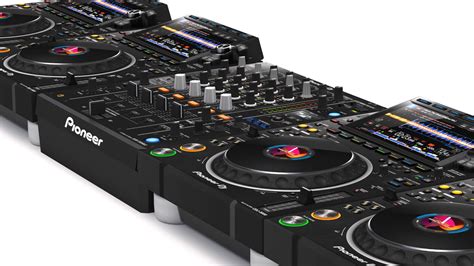 Pioneer DJ Set 3 Djm0750 MK2 and Cdj 3000 Nexus - 3D Model by ALPHA3DST