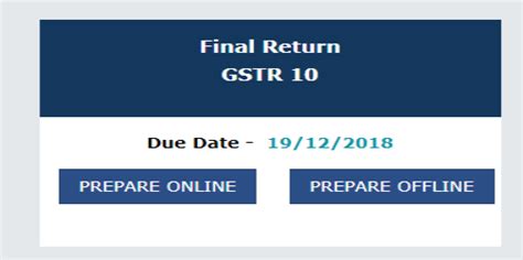 Analysis- How to file GSTR-10 (Final Return)