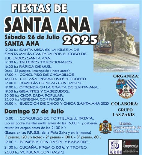 Fiestas de Santa Ana 2025