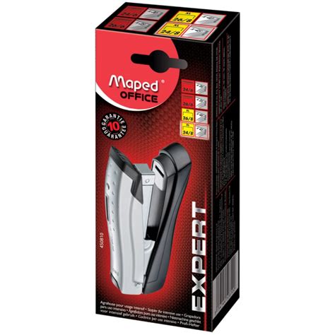 Maped Stapler Expert Half Strip 45 S 24/6 26/6 24/8 26/8 Box (Grey) | 2 ...
