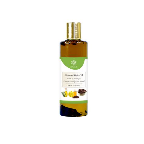 Natuur Mustard hair oil - Neem and Ratanjot 200ml
