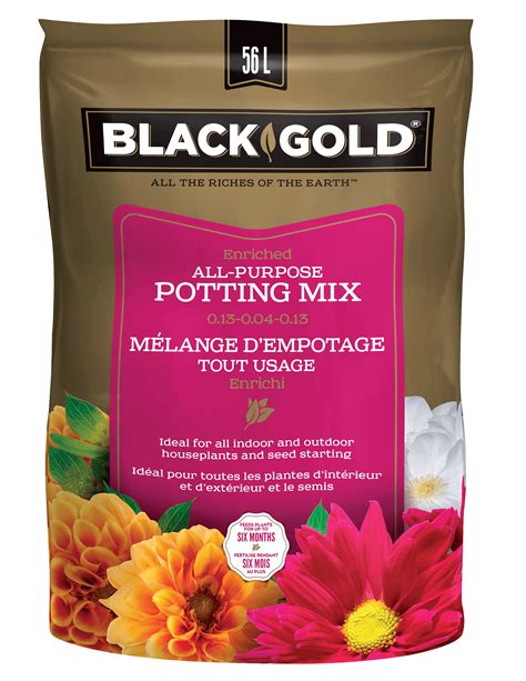 Black Gold® Enriched All-Purpose Potting Mix – Black Gold