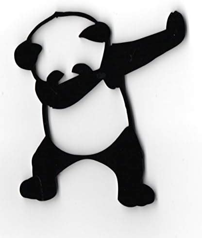 Panda 3D Emblem Decal Car Bike Sticker Logo by The Logo Man : Amazon.in ...
