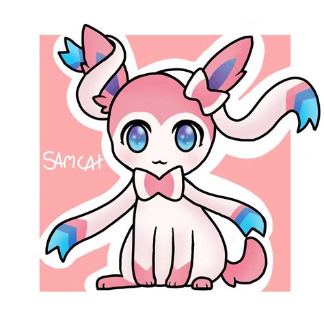 sylveon fan art by SamcatYashi on DeviantArt