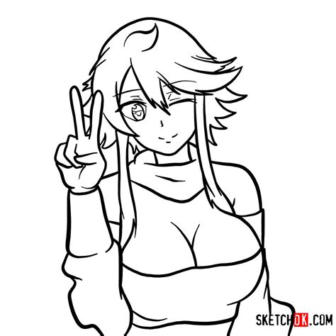 How to draw Leone | Akame Ga Kill - Sketchok Easy Drawing Guides