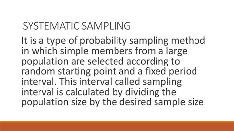 Systematic Sampling Method 的图像结果